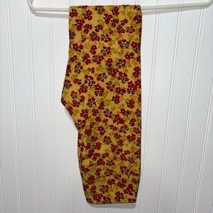 NWOT LuLaRoe Floral Leggings| Size One Size